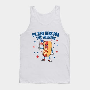 I'm Just Here For The Wieners Tank Top